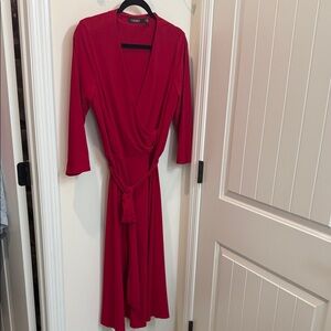 Lauren Ralph Lauren Scarlet Midi Dress